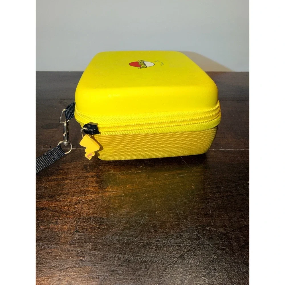 Rare Tombert Travel Carrying Yellow Pokemon Ball Zippered Case‎ Pouch For Switch